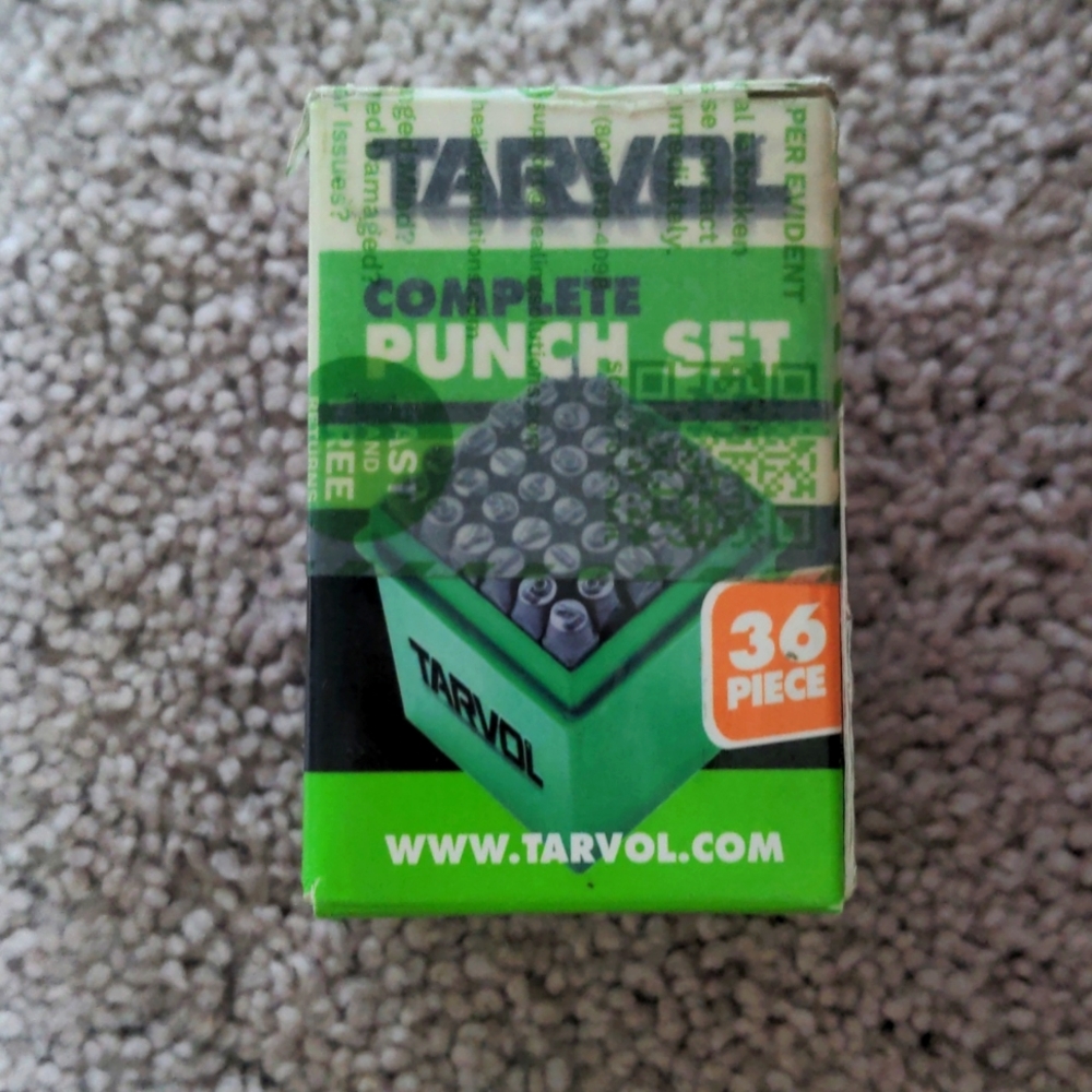 Number and letter stamp set- tarvol